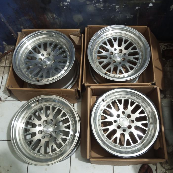 velg racing ring ring 16 model ccw clasic pcd 8x100-114 warna silver