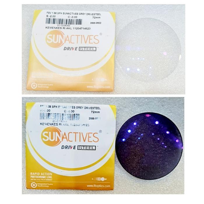 LENSA Kacamata Bluechromic Drive SunActives Drive Steel ILT nikkei FSV