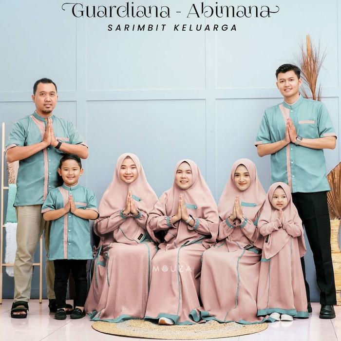 Gamis anak sarimbit keluarga guardiana ORI by mouza