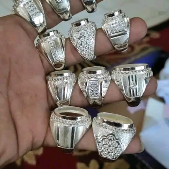 Cincin Emban Ring Perak 925 Handmade Tanem plus chrom