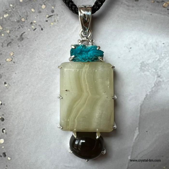HANDMADE LIONTIN APACHE TEARS