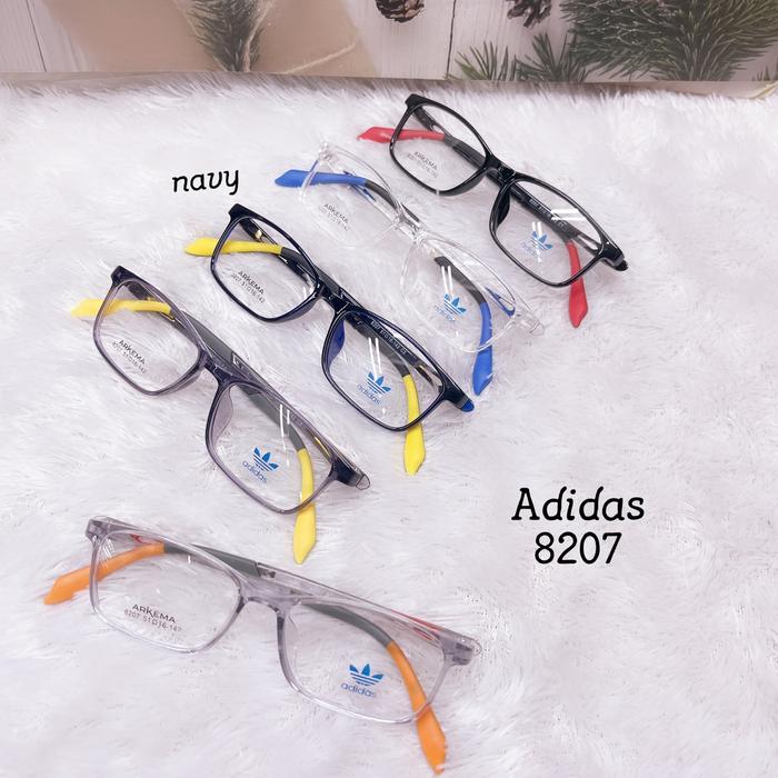 frame kacamata anak kotak bahan plastik pria wanita 8207