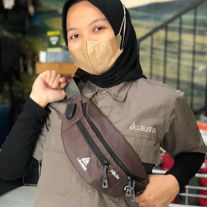 WaistBag/Tas Pinggang Solok Brown LEUSER