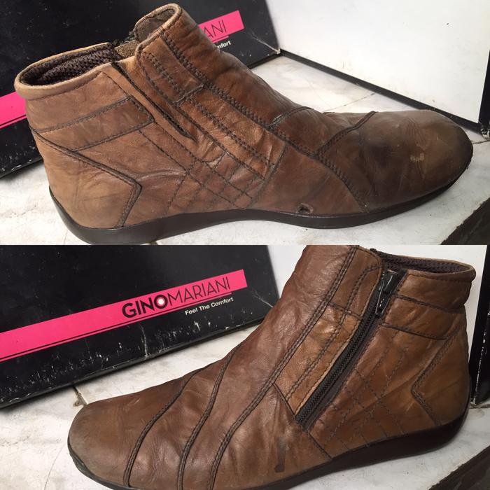 Sepatu shoes Gino Mariani Elario 1 dark brown 42