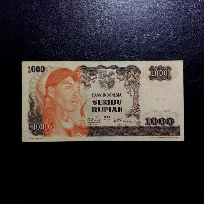 Uang Kuno 1000 Rupiah Seri Soedirman/Sudirman Tahun 1968 - PFP 090508