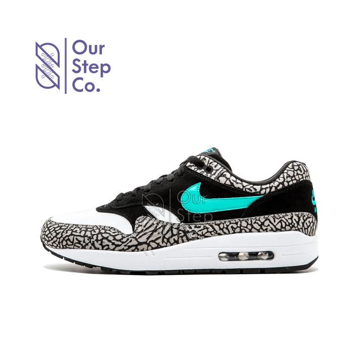Sepatu Nike Air Max 1 X Atmos Elephant Medium Grey Original BNIB