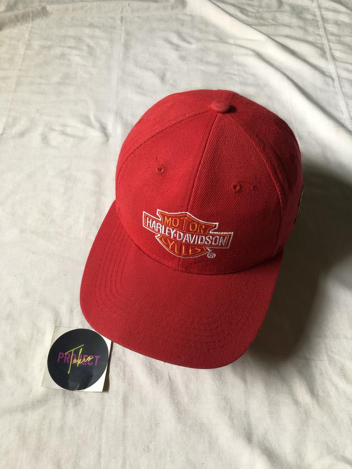 Topi Vintage Simple Cap “Harley Davidson”