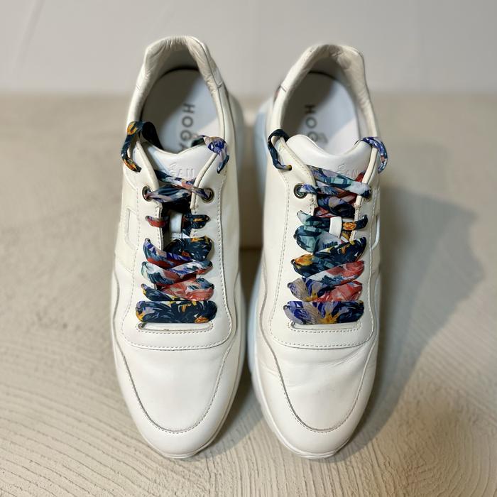 *JUAL RUGI* Hogan Women Luxury Platform Sneakers, White Size 41