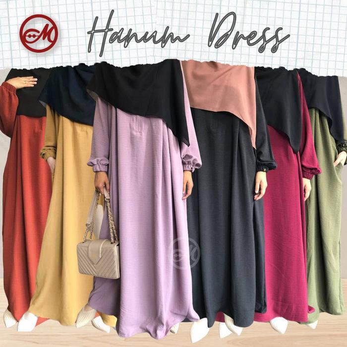 Gamis Crinkle | Gamis Crinkle Premium | Gamis Crinkle Airflow Polos