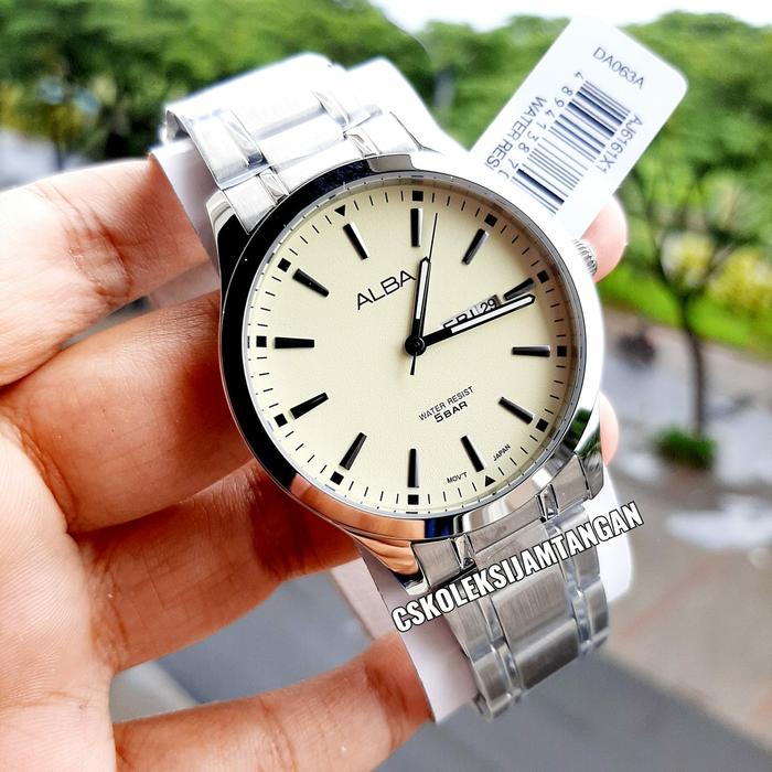 JAM TANGAN PRIA ALBA AJ6161X1 AJ6161 ORIGINAL GARANSI RESMI 1 TAHUN