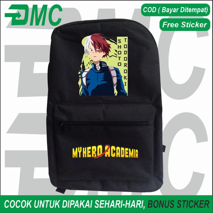 Tas Sekolah Ransel Anime My Hero Academia Todoroki Shoto Seri 2