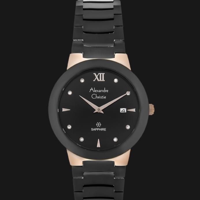 ALEXANDRE CHRISTIE JAM TANGAN PRIA AC 8569 MDBBRBA SAPPHIRE GLASS