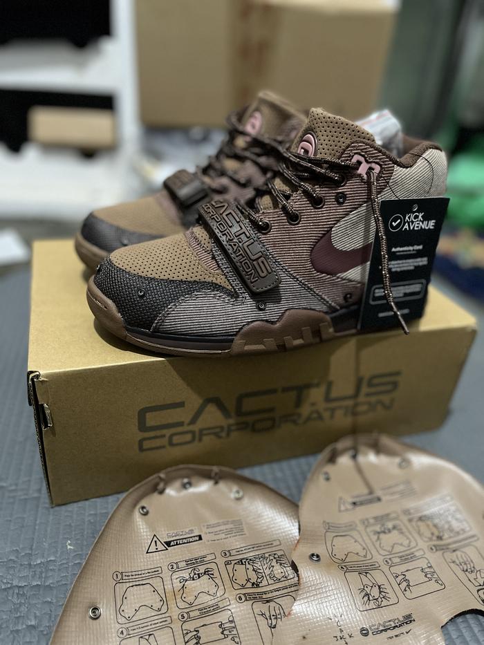 TRAVIS SCOTT X NIKE AIR TRAINER 1 SP 'WHEAT' from Kick Avenue