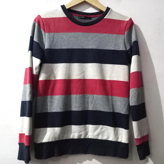 crewneck casual "Litmus" stripe original