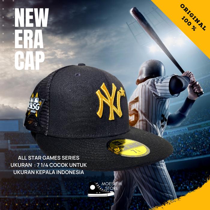 AKSESORIS CASUAL NEW ERA ORIGINAL MLB GOLD LOGO 71CN NEYYAN NEW YORK