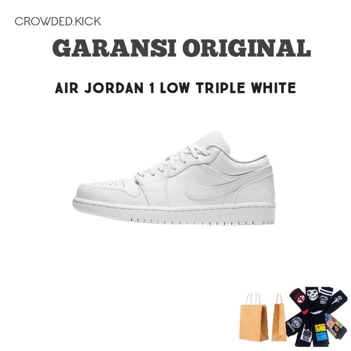 Air Jordan 1 Low Full White Original 100%