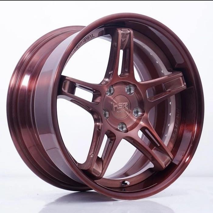 Velg hsr r18 mobil toyota supra subaru brz original forged special custome full forged ring 18 gold 