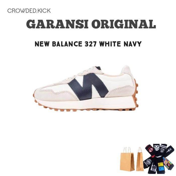 Sneakers NB 327 White Navy - Unisex Original 100%