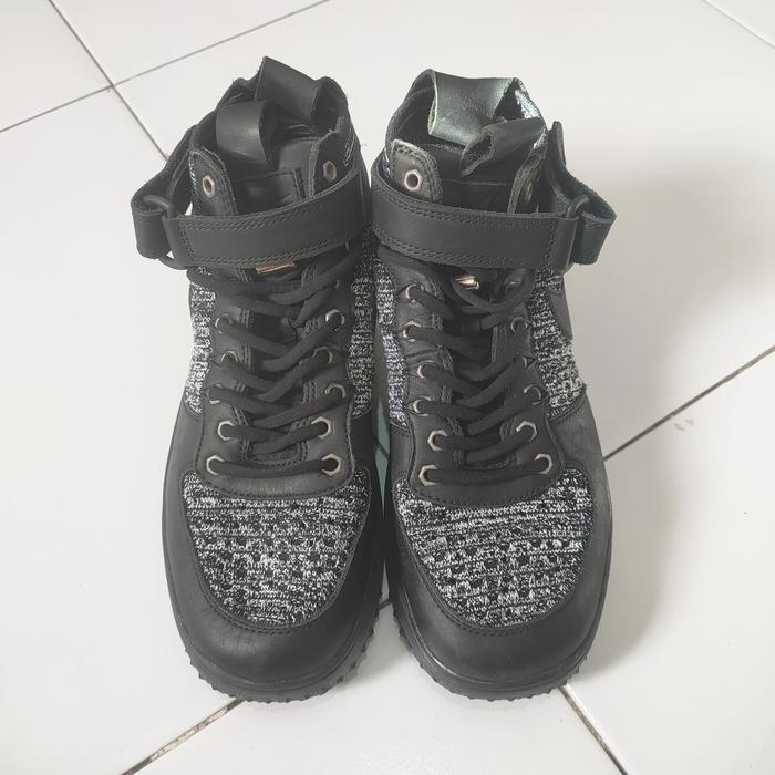 SEPATU SECOND NIKE LUNAR FORCE 1 FLYKNIT WORKBOOT (860558-001) SIZE 38