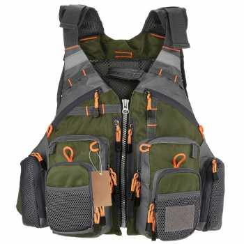 Vest Rompi Jaket Mancing Pancing Fishing Life Multislot Super Premium
