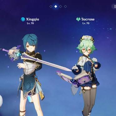 READY Acc weap xingqiu chongyun cosplay genshin impact