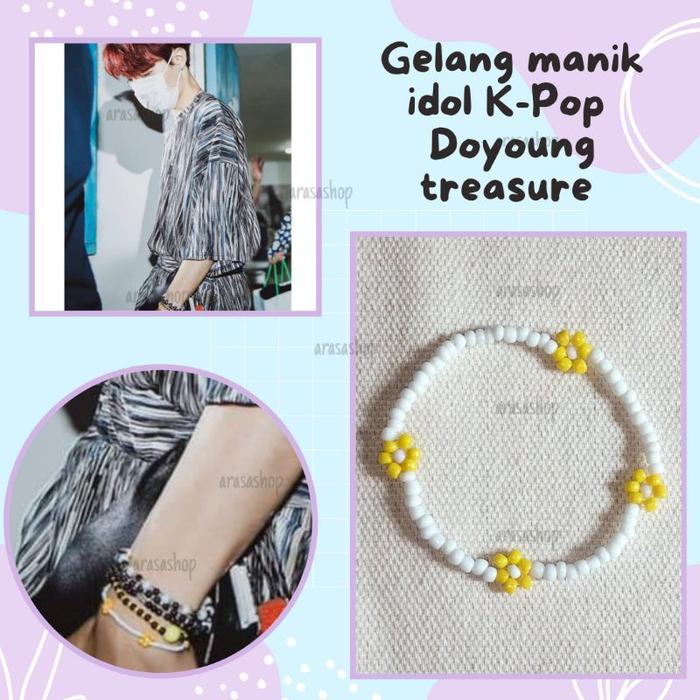 doyoung Treasure Bracelet | gelang doyoung Treasure | gelang idol Kpop