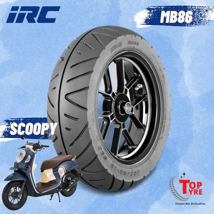 BAN DEPAN SCOOPY RING 12 IRC MB86 100/90-12 TUBELESS SCOOPY, FREEGO