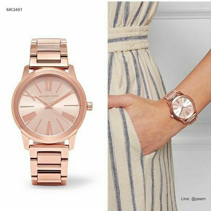 Jam Tangan Wanita Merek MicHaell Korss MK 3521 MK3521 Original 39mm