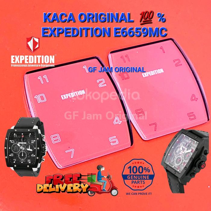 KACA JAM TANGAN EXPEDITION E6659 E 6659 MC ORIGINAL 100% SPARE PART