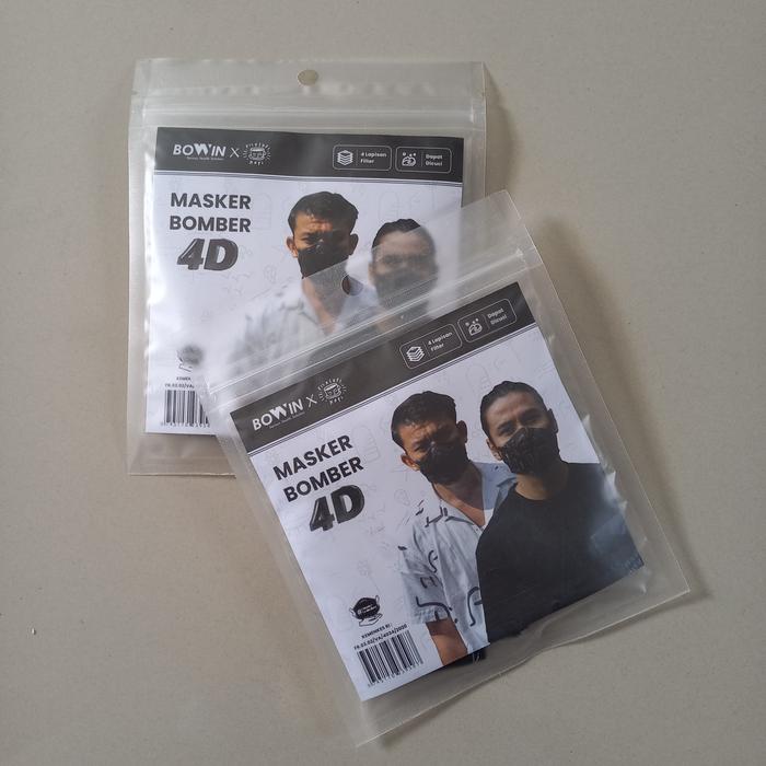 MASKER BOMBER 4D (FILKOP-BLACK)
