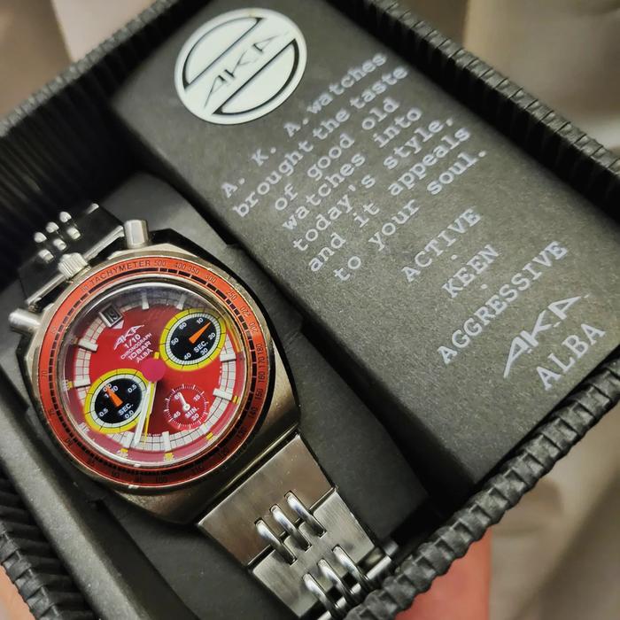 Vintage Rare Seiko Alba AKA Bullhead V657