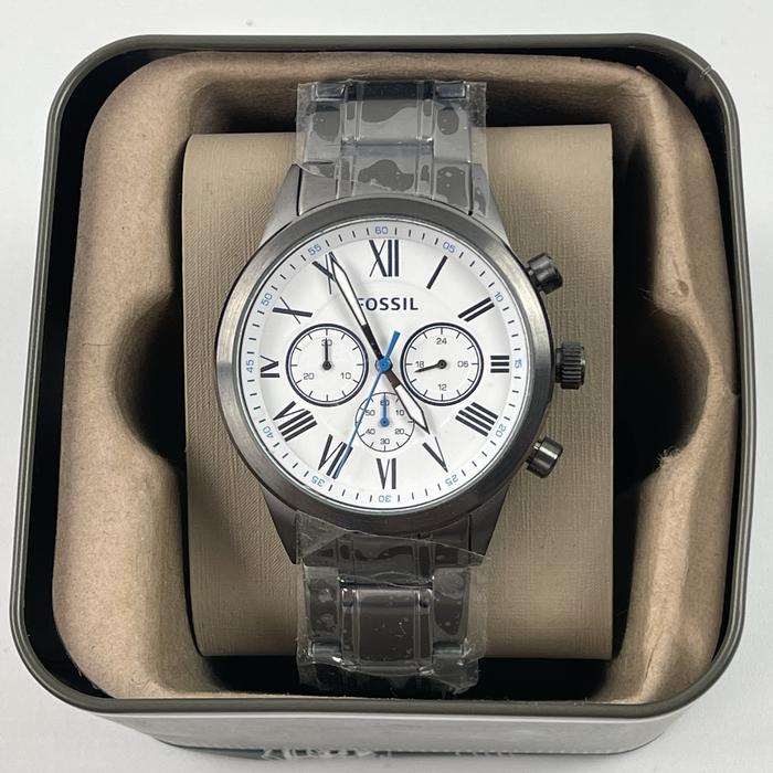 FOSSIL BQ2232 Flynn Chronograph Quartz White Dial Men's Watch