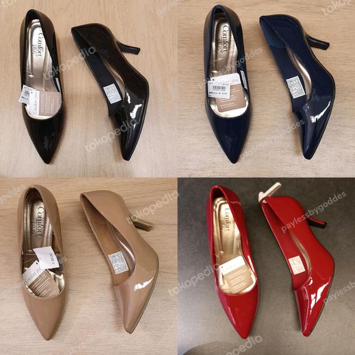 Payless Hak Kerja Stilleto Pumps High Heels Pump Comfort Plus Janine