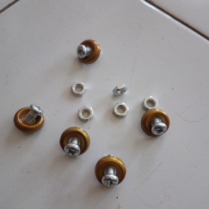 baut posh kembang seng variasi nopol 5pc