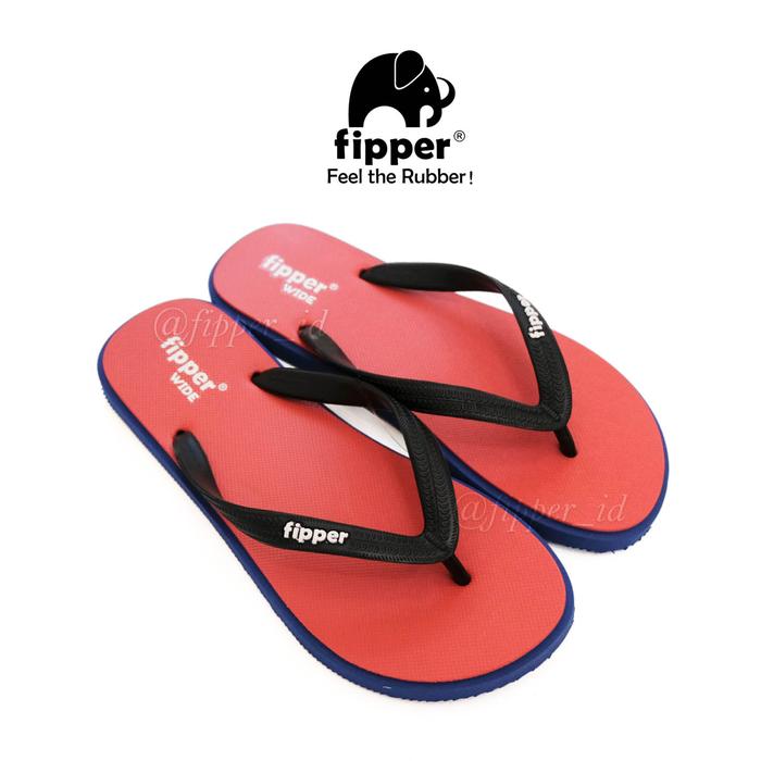 Sandal Fipper Wide Original for Man/Woman - Red/Navy/Black