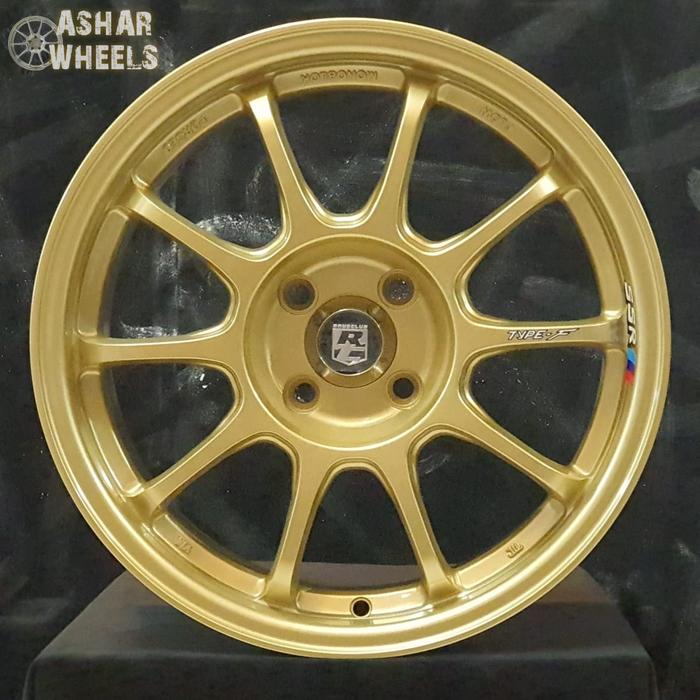 Velg 16 Ssr type F 4-100 gold harga murah