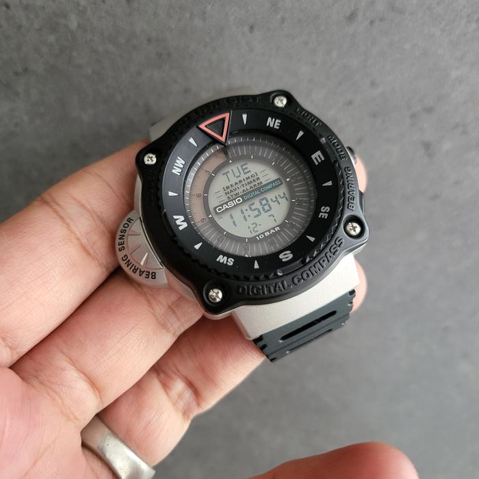Super Langka Vintage Casio DPX 200 Digital Compass