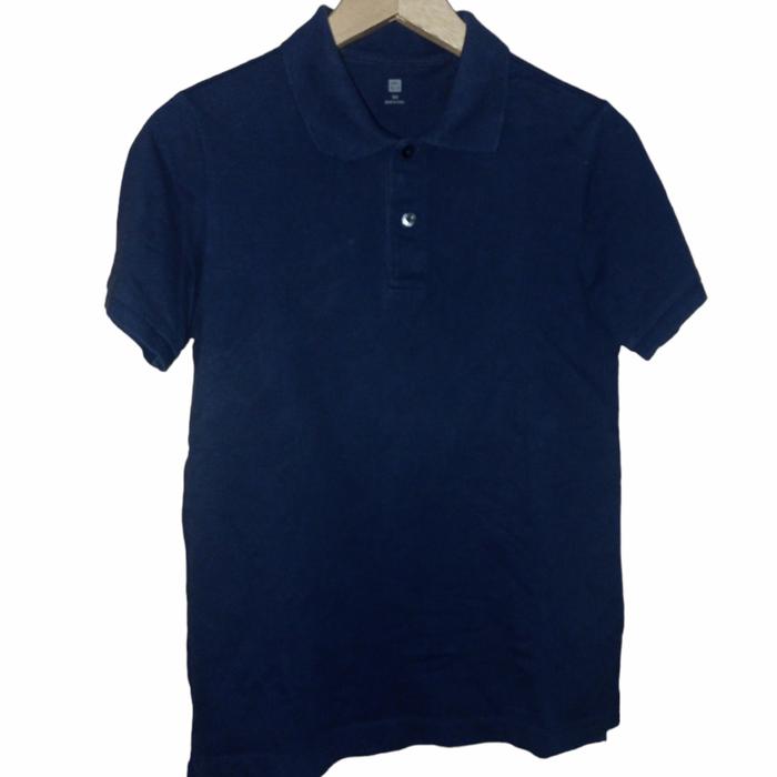 Polo Shirt Brand Uniqlo Kids Size 160 Navy - RF