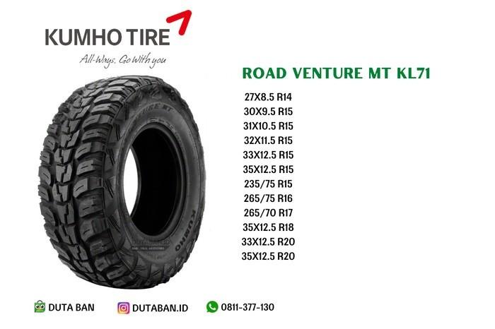 Ban Mobil Offroad 35x12.5x15 Kumho MT KL71