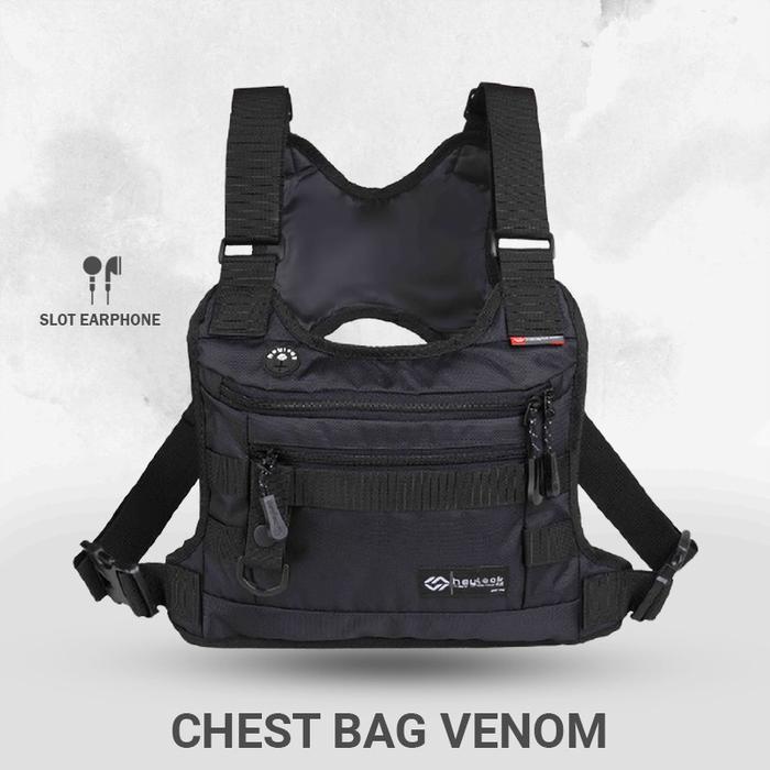 Tas Rompi Dada Chest Bag Tactical Rig Bag Bodypack Outdoor Pria Cowok