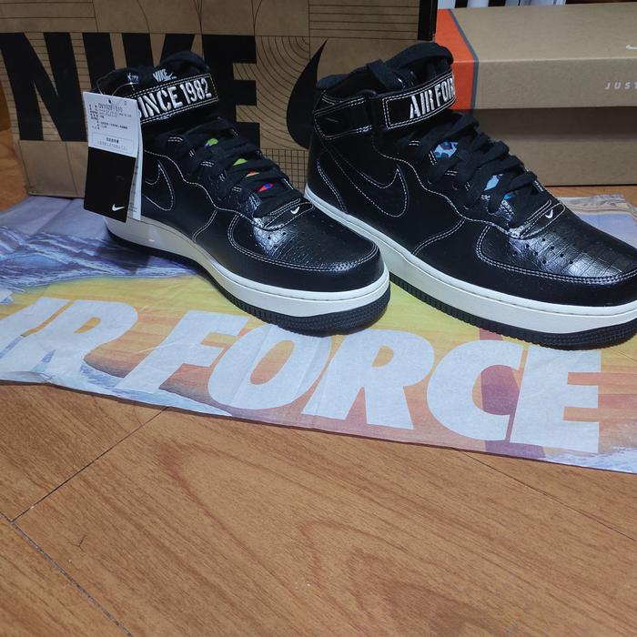 nike air force 1 mid original Black croco japan release no jordan dunk
