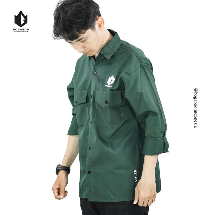 Kemeja Tactical Lengan Panjang Pria - Kemeja PDL Lapangan Outdoor TNF