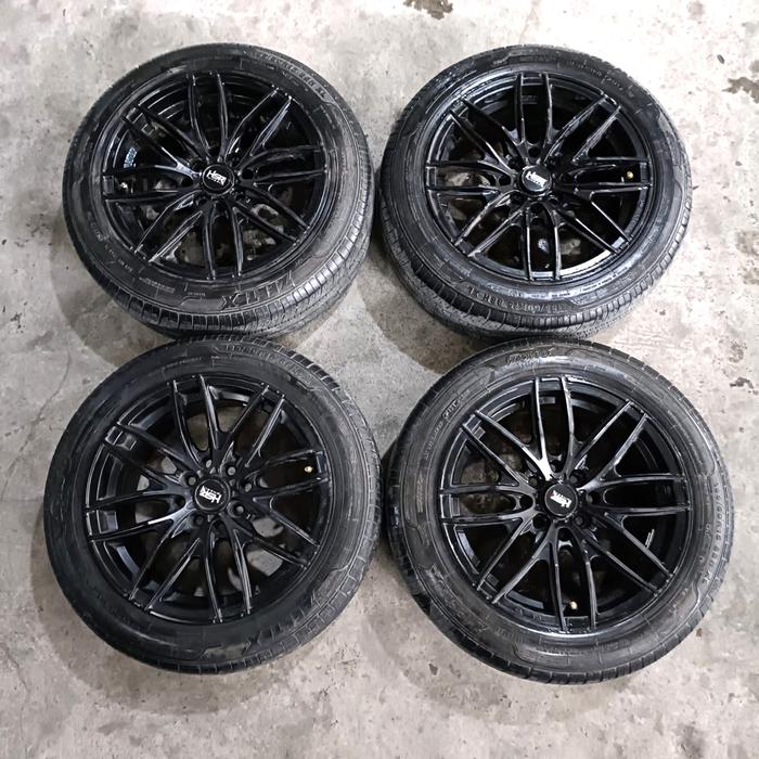 velg seken mobil ring 15 racing hsr Comoro + ban 60%