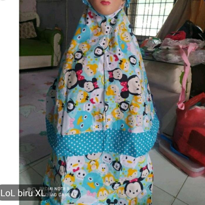 mukenah anak balita/telekung/ telekung katakter lucu