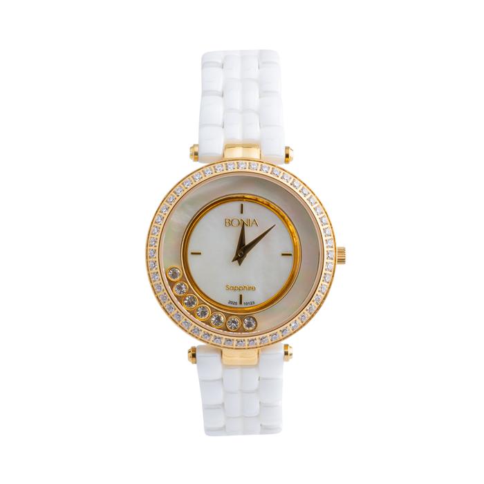 [original] Bonia B10123-2257S Jam Tangan Wanita Ceramic White