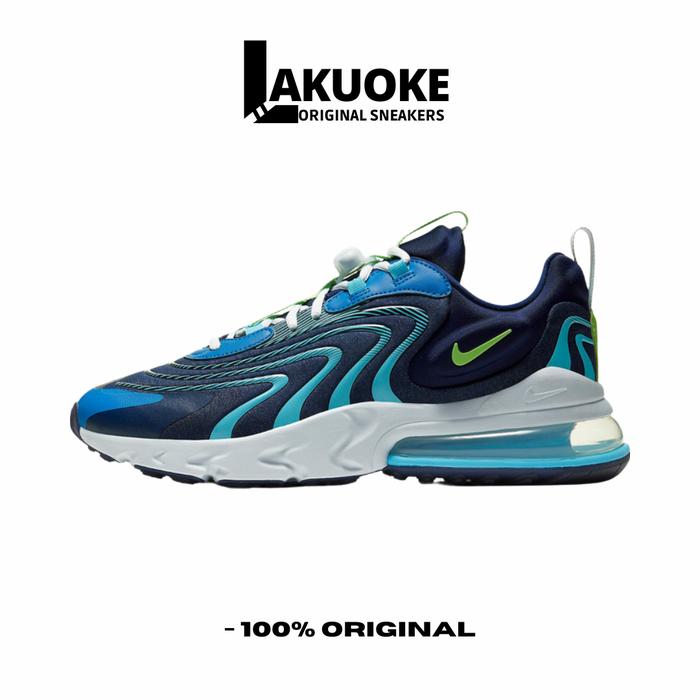 SEPATU NIKE AIR MAX 270 REACT ENG BLACKENED BLUE ORIGINAL