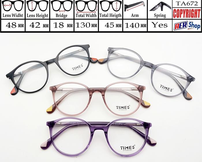 kacamata original TIMES frame kacamata minus korea unisex