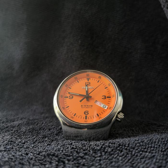 Seiko S Wave Orange