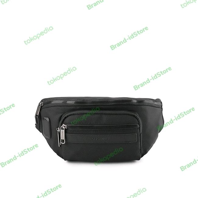 OBERMAIN Tas Pinggang Pria MAKSIM WAIST BAG In Black OBC953BK