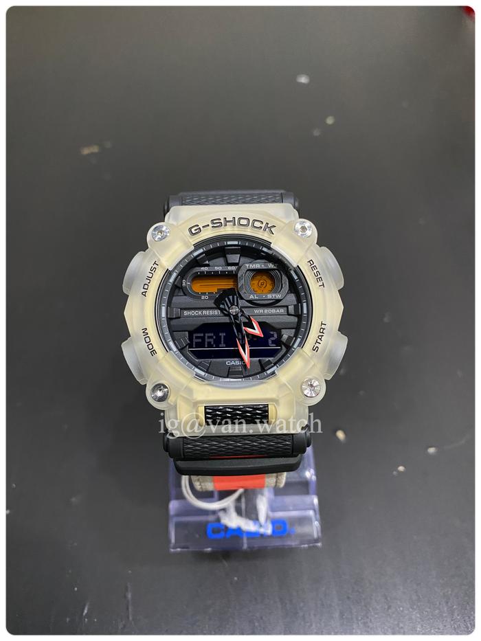 Casio Gshock GA 900TS-4ADR Jelly Bezel And Nylon Strap ORIGINAL